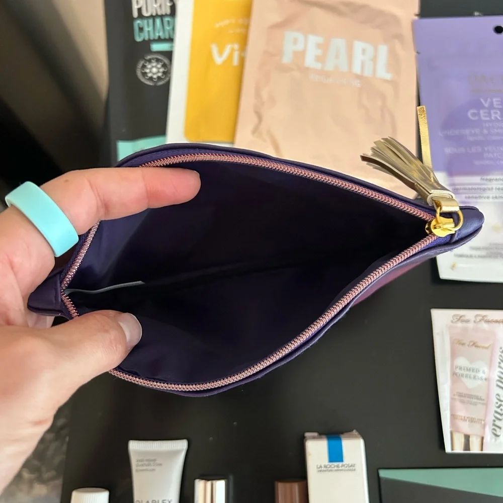 Ipsy makeup bag and makeup sample lot